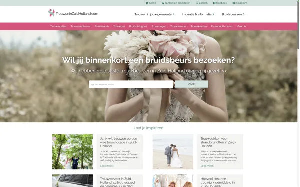 Trouwen in Zuid-Holland desktop screenshot