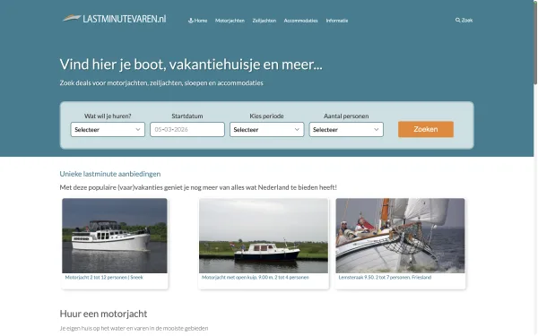 Last-minute varen desktop screenshot