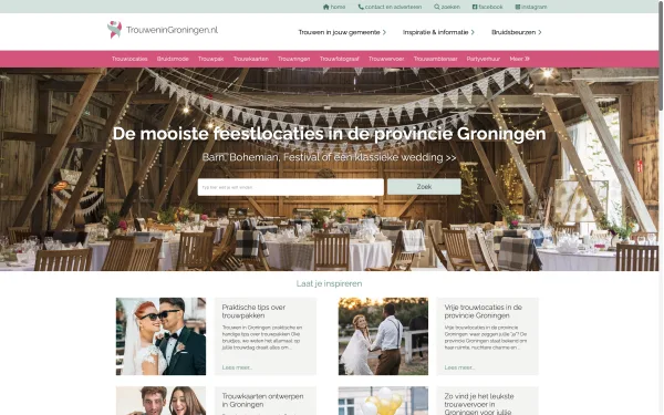 Trouwen in Groningen desktop screenshot