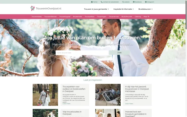 Trouwen in Overijssel desktop screenshot