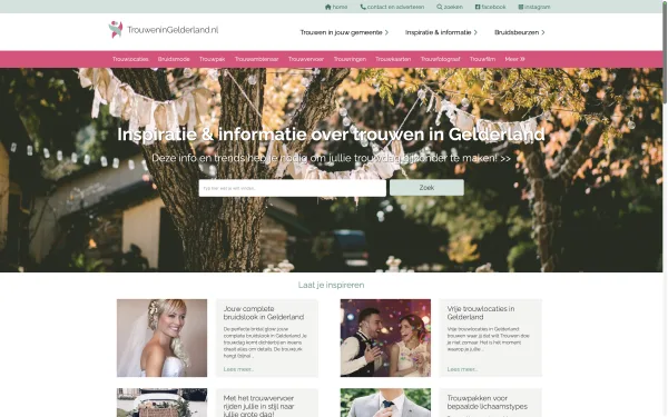 Trouwen in Gelderland desktop screenshot