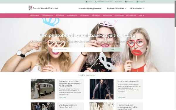 Trouwen in Noord-Brabant desktop screenshot